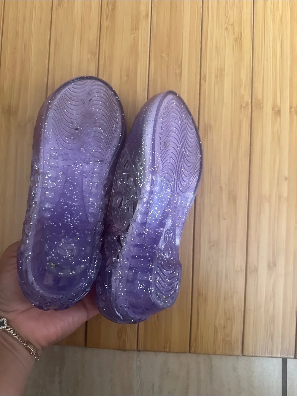 Disney Frozen Jelly Light Up Slide Sandals
